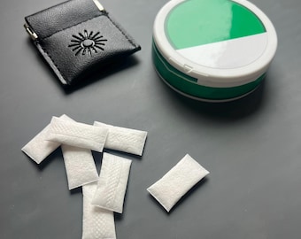 Pocket Pouch Holder | Sleek Metal Alternative Case for Mini Pouches | Fits 7 | Compact, Discreet, Gift for Him