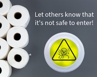 StinkAlert Bathroom Timer Light: Funny Toilet Warning Gag Gift