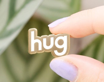 Sending A Hug Pin - Hug Pin - Enamel Pin - Cute Pin - Gift for friend - Isolation Gift - Pins - Pocket Hug - Mother's Day Gift