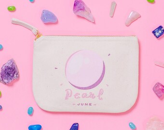Birthday Makeup Bag Cute Birthday Gift For Friend Custom Birthstone Personalised Birthday Gift Birthstones Pouch Alphabet Bags