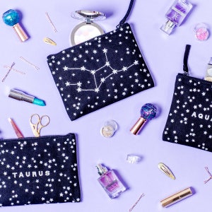 Astrology Gifts Constellation Bag Star Sign Birthday Gift Zodiac Sign Gifts Zodiac Bag Zodiac Canvas Pouch Alphabet Bags image 2