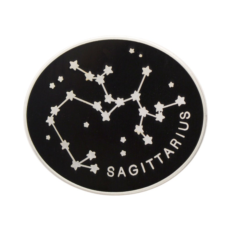 Sagittarius Pin Zodiac Pin Constellation Enamel Pin Hard Enamel Pin Enamel Pin Pins Flair Birthday Pin Badge Pin Badge image 5