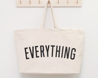 Really big EVERYTHING canvas bag