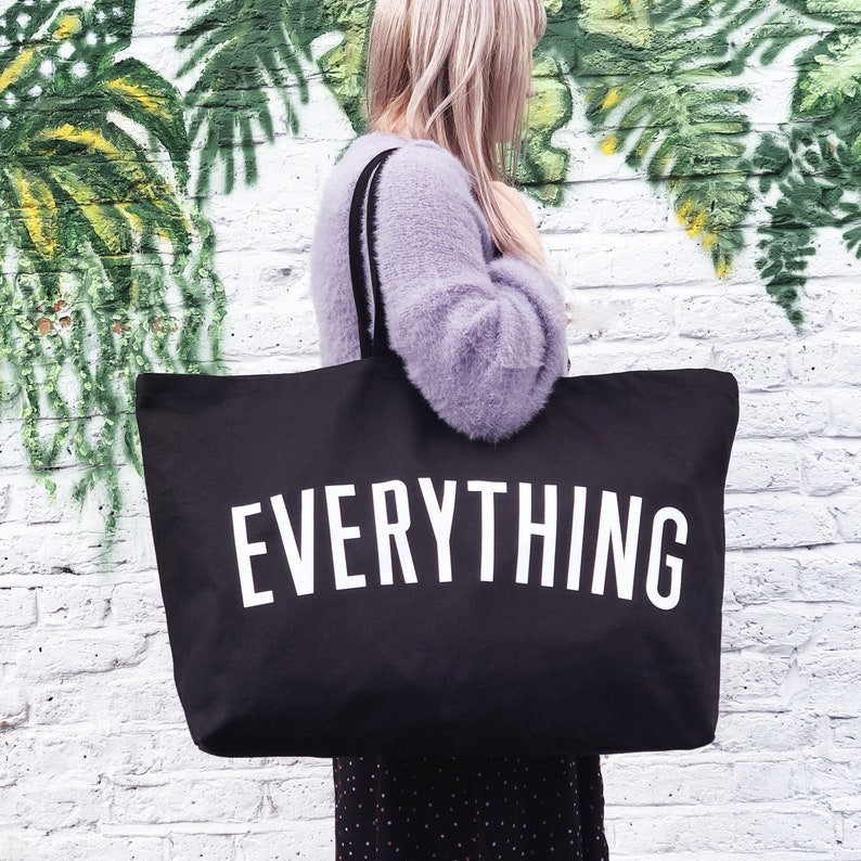 Everything Really Big Bag Weekender Bag Giant Grocery Bag - Etsy UK