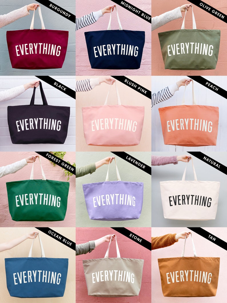 Everything Really Big Bag Weekender Bag Giant Grocery Bag Maxi Tote Bag Oversized Canvas Bag Extra Large Canvas Bag Huge Tote image 4