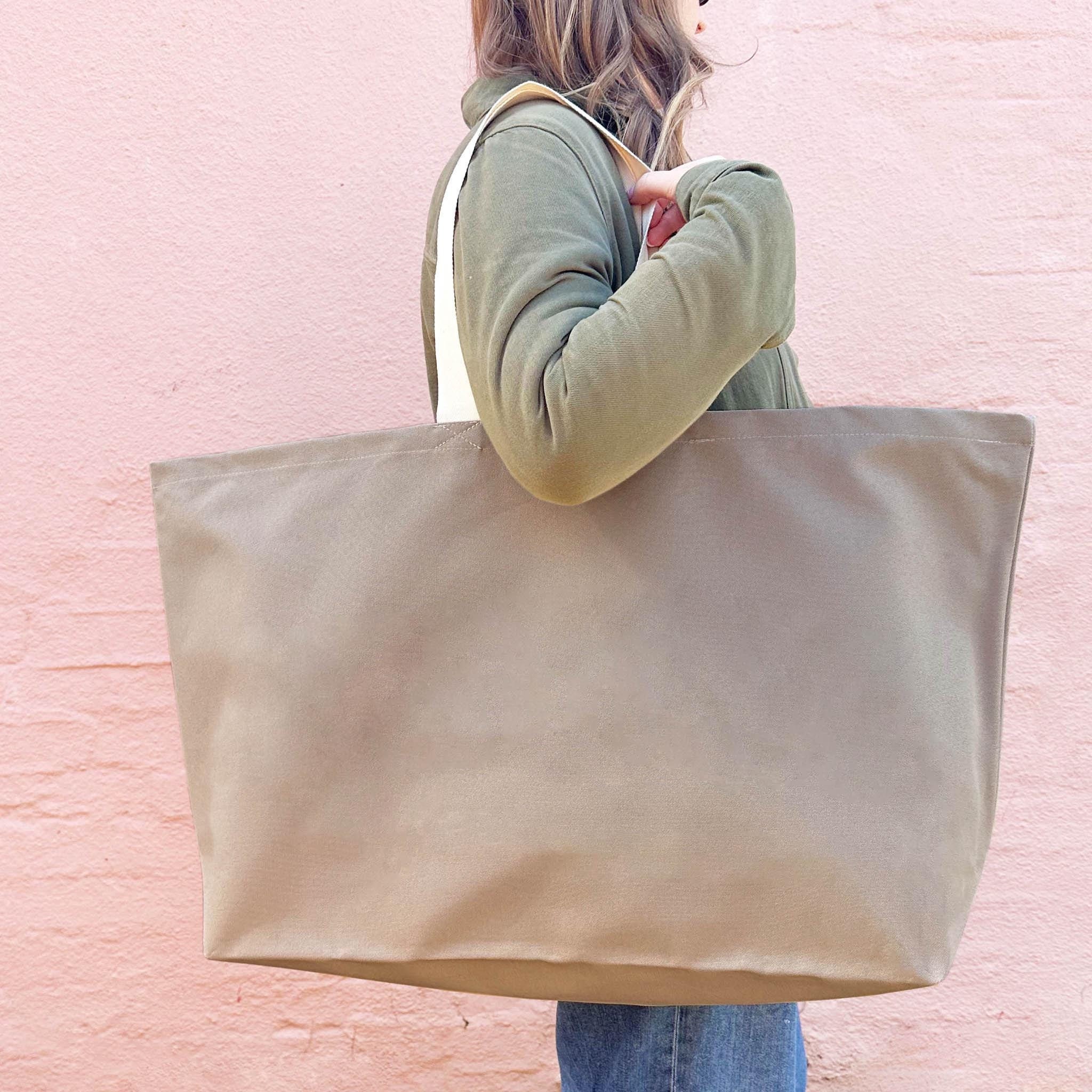 Stone Canvas Really Big Bag - Large Weekend Bag - Giant