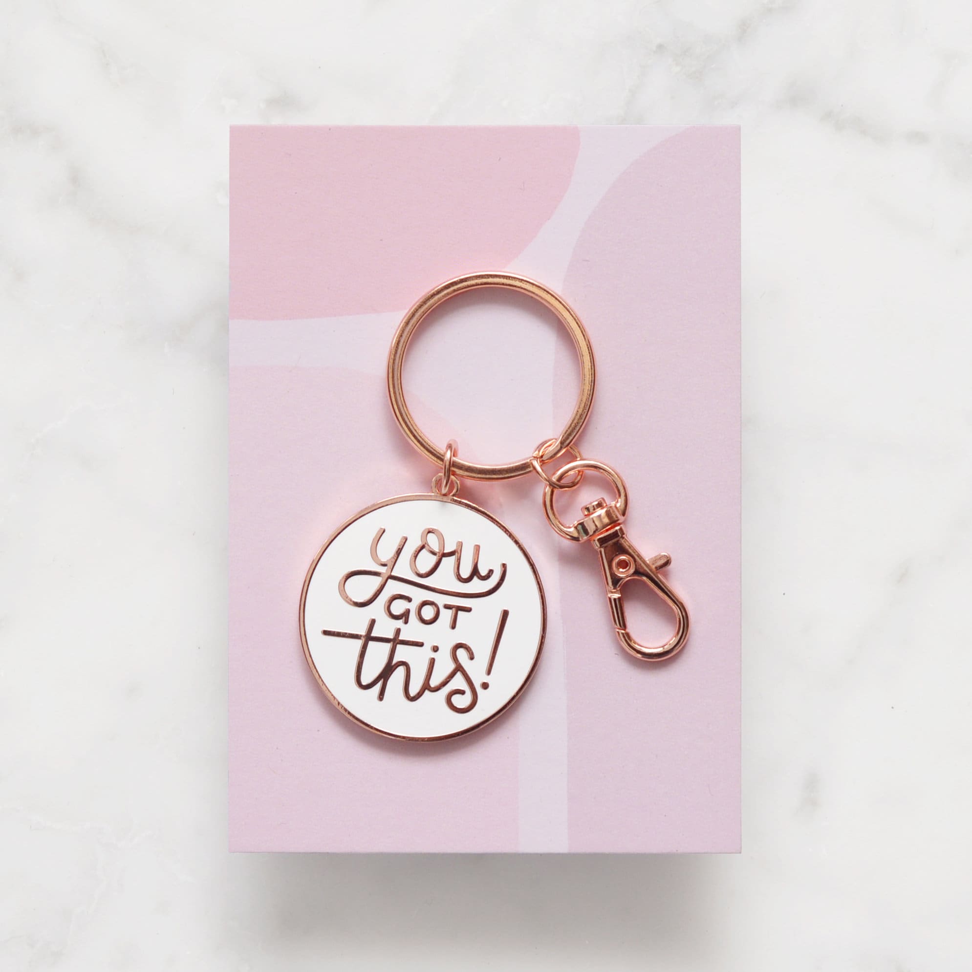 You Got This Girl Keychain, Stay Strong Keyring, Motivation Gift
