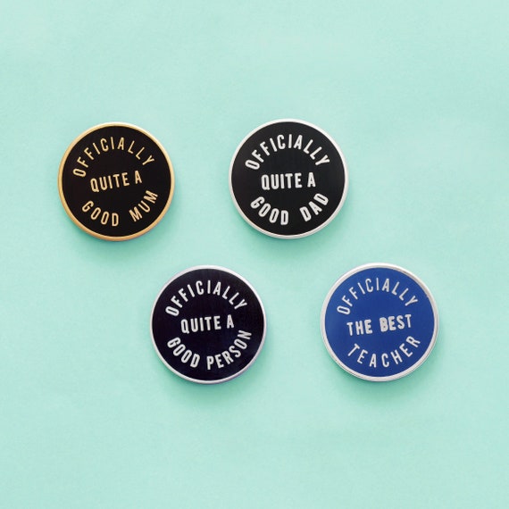 Funny Enamel Pin Gift for Dad Pins for Moms Enamel Pin Flair