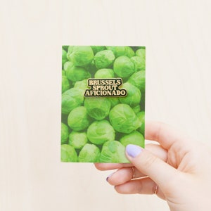 Brussels Sprout Aficionado Pin Hard Enamel Pin Christmas Pin Xmas Gift Stocking Filler Lapel Pin Pins Christmas Brooch Gift image 4