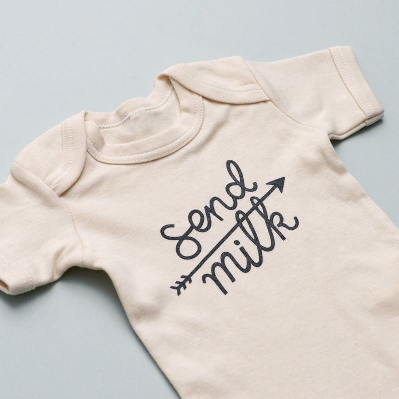 Mum and Baby T Shirt Mother Baby Clothing Set Send Coffee/Send Milk Set Alphabet bags image 4