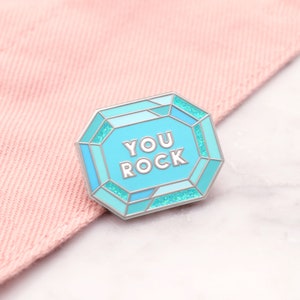 Love Yourself Enamel Pin Motivational Pin Feminist Pin Hard Enamel Enamel Pin Flair Brooch Pin Badge Pin Badge You rock