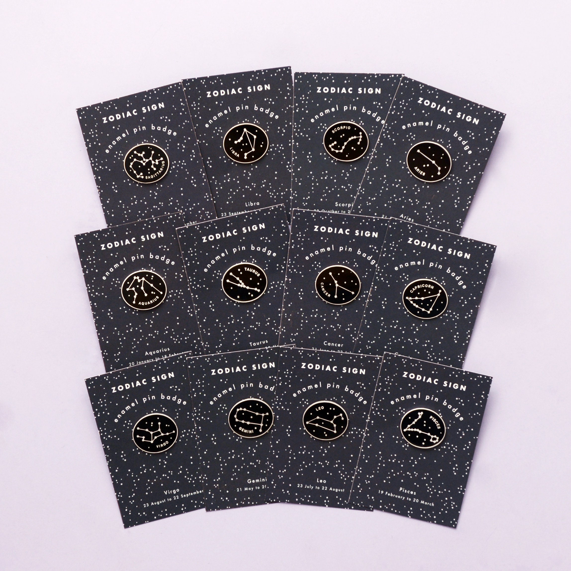 Gemini Pin - Zodiac Pin - Constellation Enamel Pin - Hard Gemini Pin - Zodiac Pin - Constellation Enamel Pin - Hard