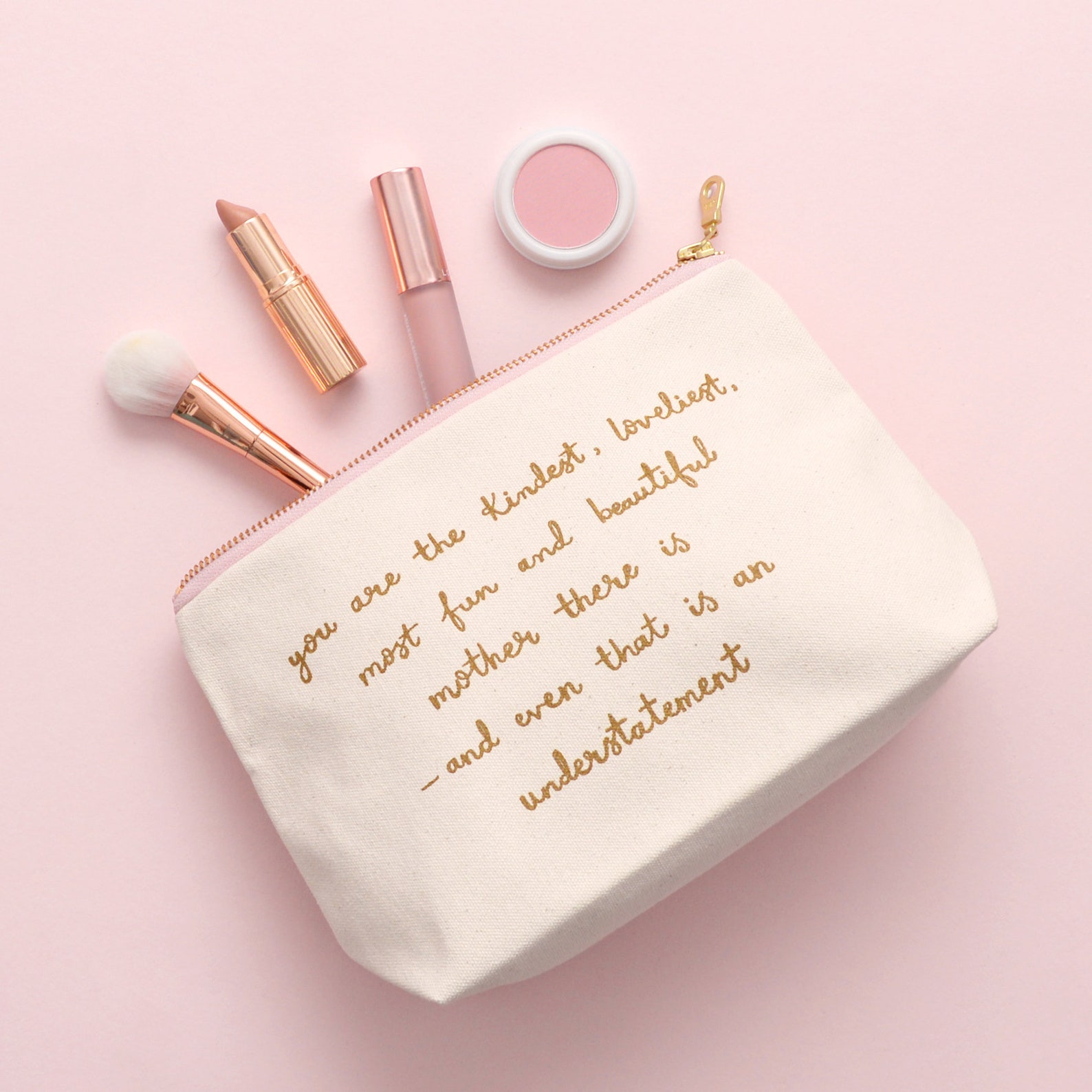 LARGE MAKEUP POUCH MATERNAL INSTINCT main image 1
