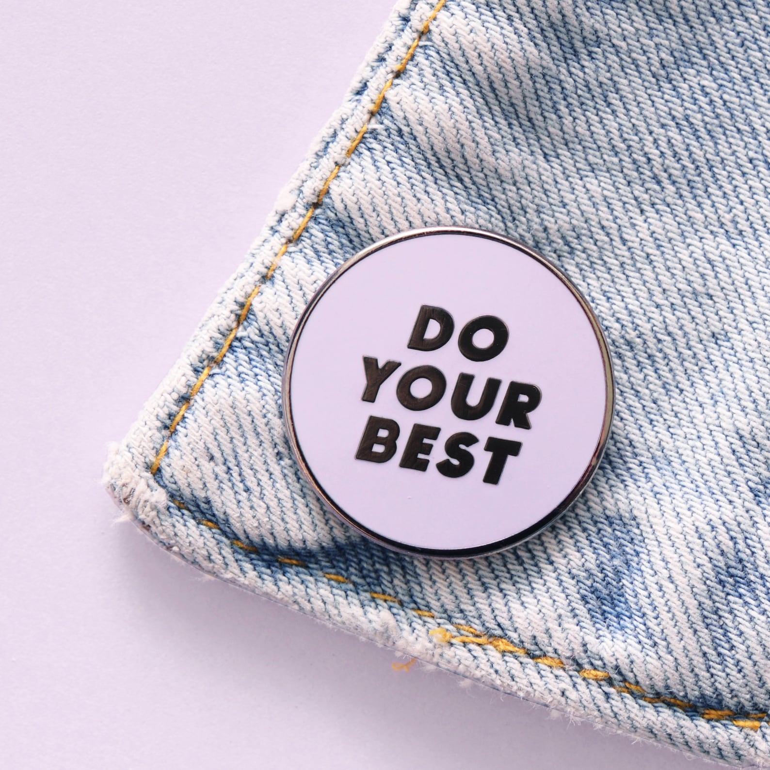 SECONDS PIN Do Your Best Pin Motivational Pin Pins for image 1.