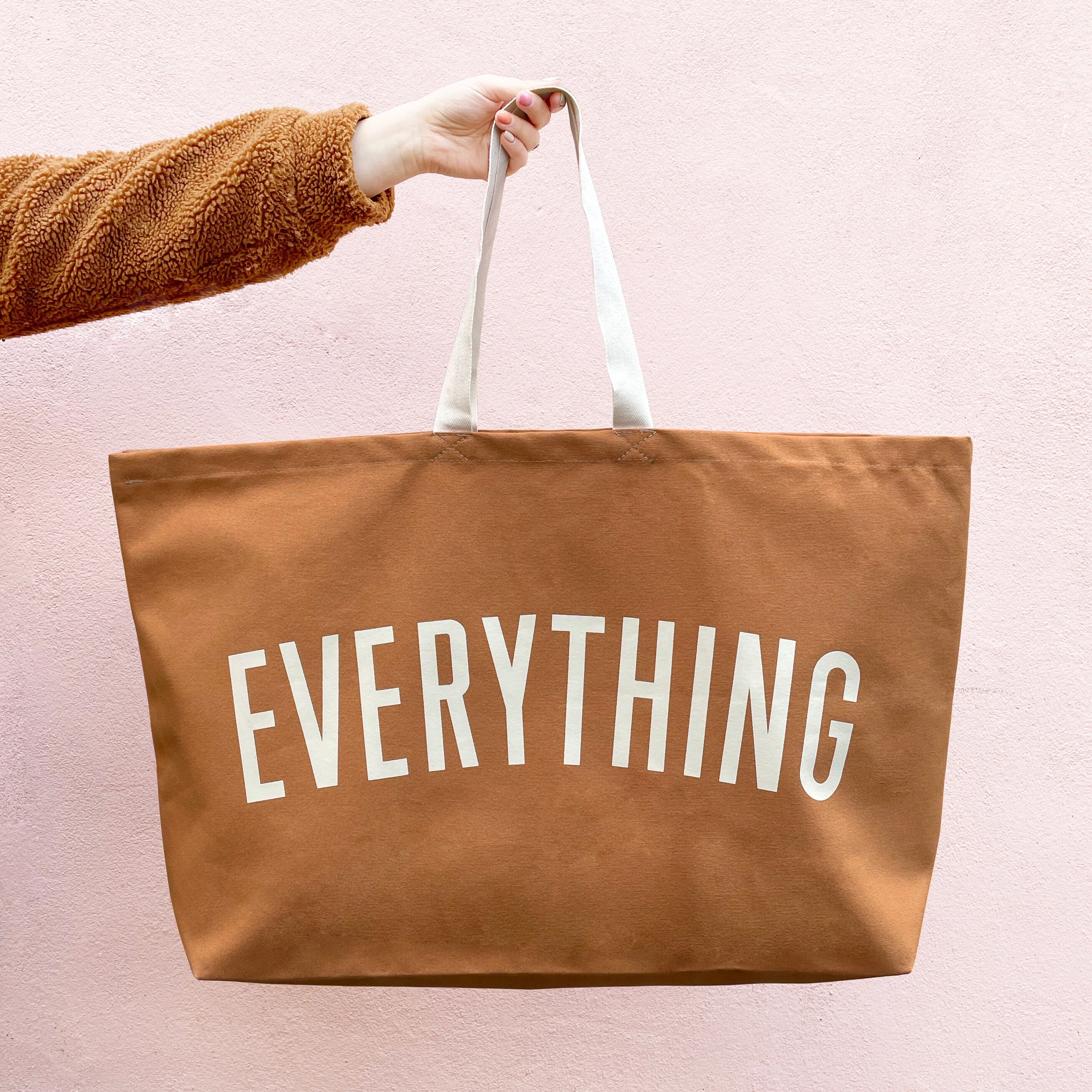 Everything Really Big Bag Weekender Bag Giant Canvas Grocery Bag Large  Canvas Shopper Oversized Canvas Bag Large Tote Bag 