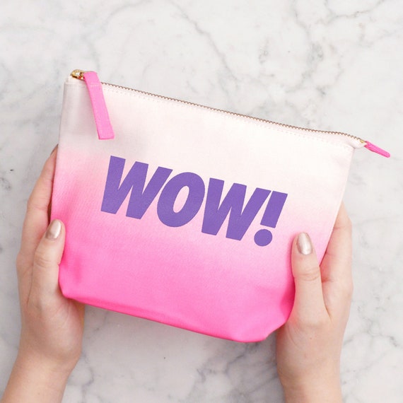 SECONDS SALE WOW Cosmetics Bag Pink 