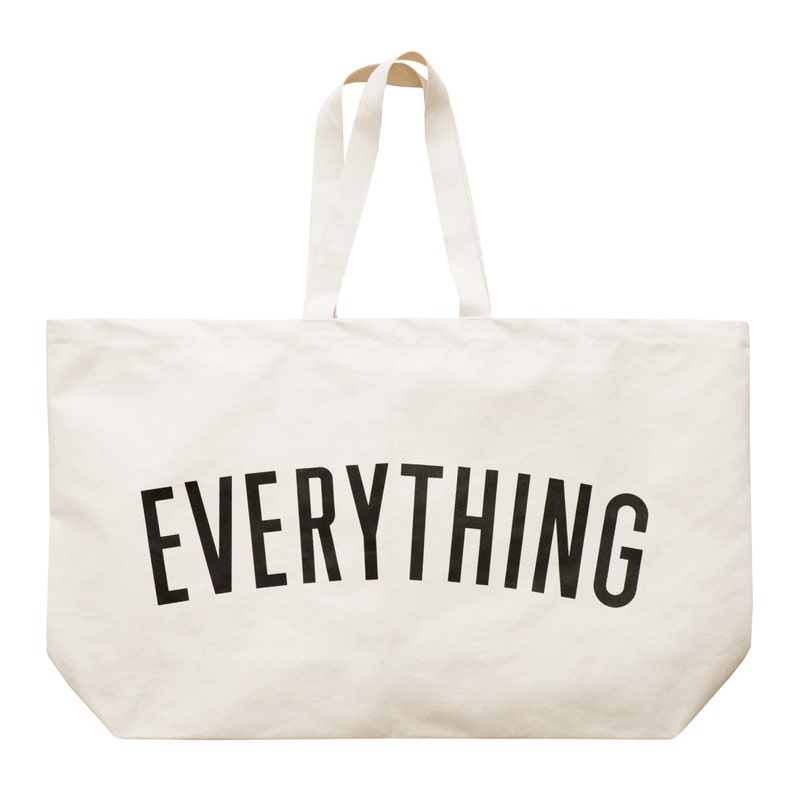 Everything Really Big Bag Weekender Bag Giant Canvas Grocery Bag Maxi Shopper Bag Oversized Bag Extra Large Canvas Bag image 7