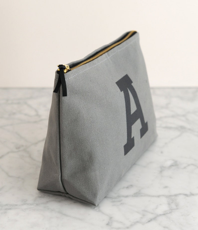 travel bag with initials
