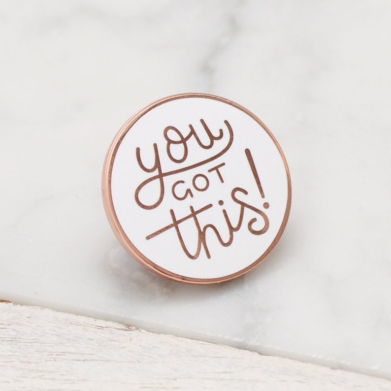 Set of 3 Enamel Pins Hard Enamel Pins Enamel Pin Motivational Pin Feminist Pin Flair Badges Choose Any 3 Pins Pin Badge image 7