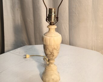 vintage marble table lamps for sale