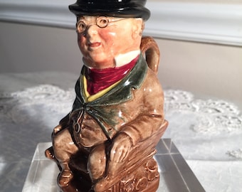 Royal Doulton " Mr. Pickwick " D6261 - Dickens Tobies Jug by Harry Fenton