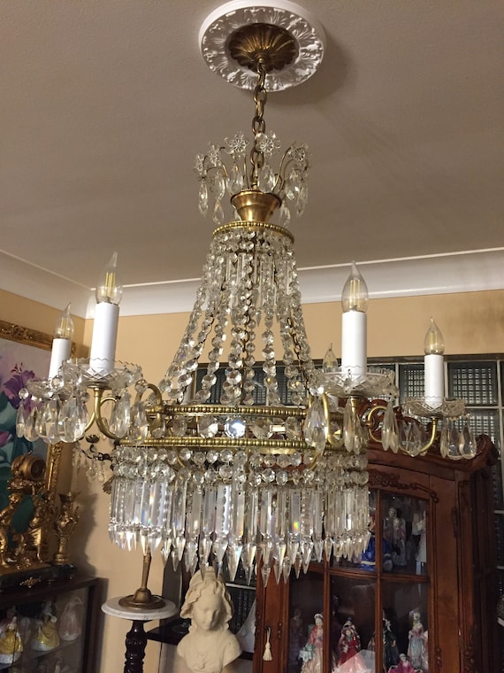 French empire on sale chandelier antique