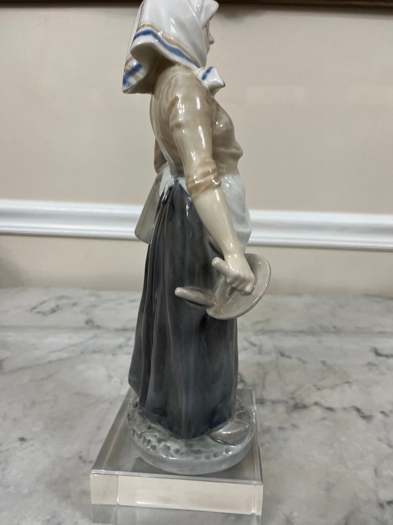 Royal Copenhagen 899 Milkmaid Porcelain Figurine by Etsy