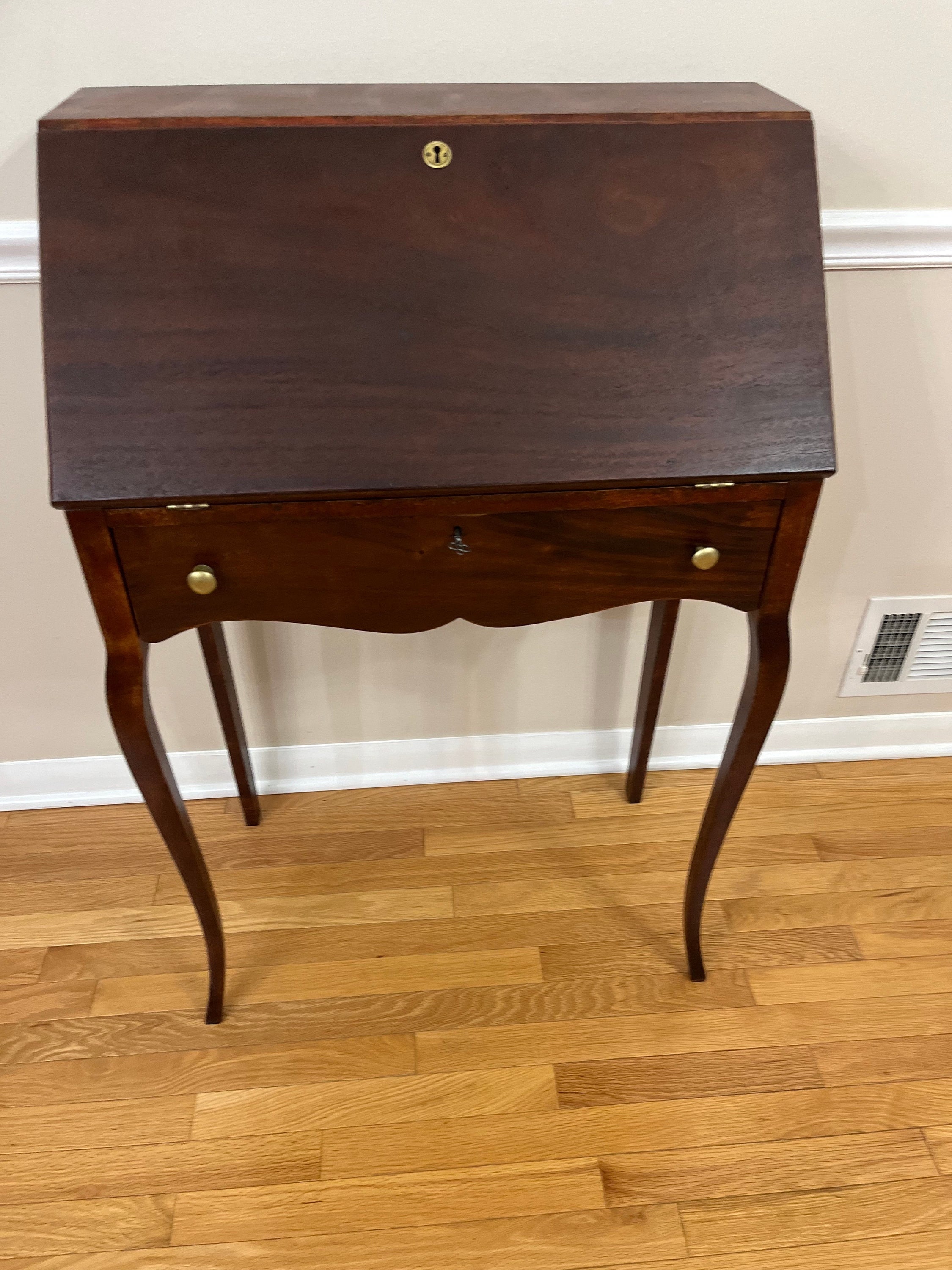 Antique drop down desk deals