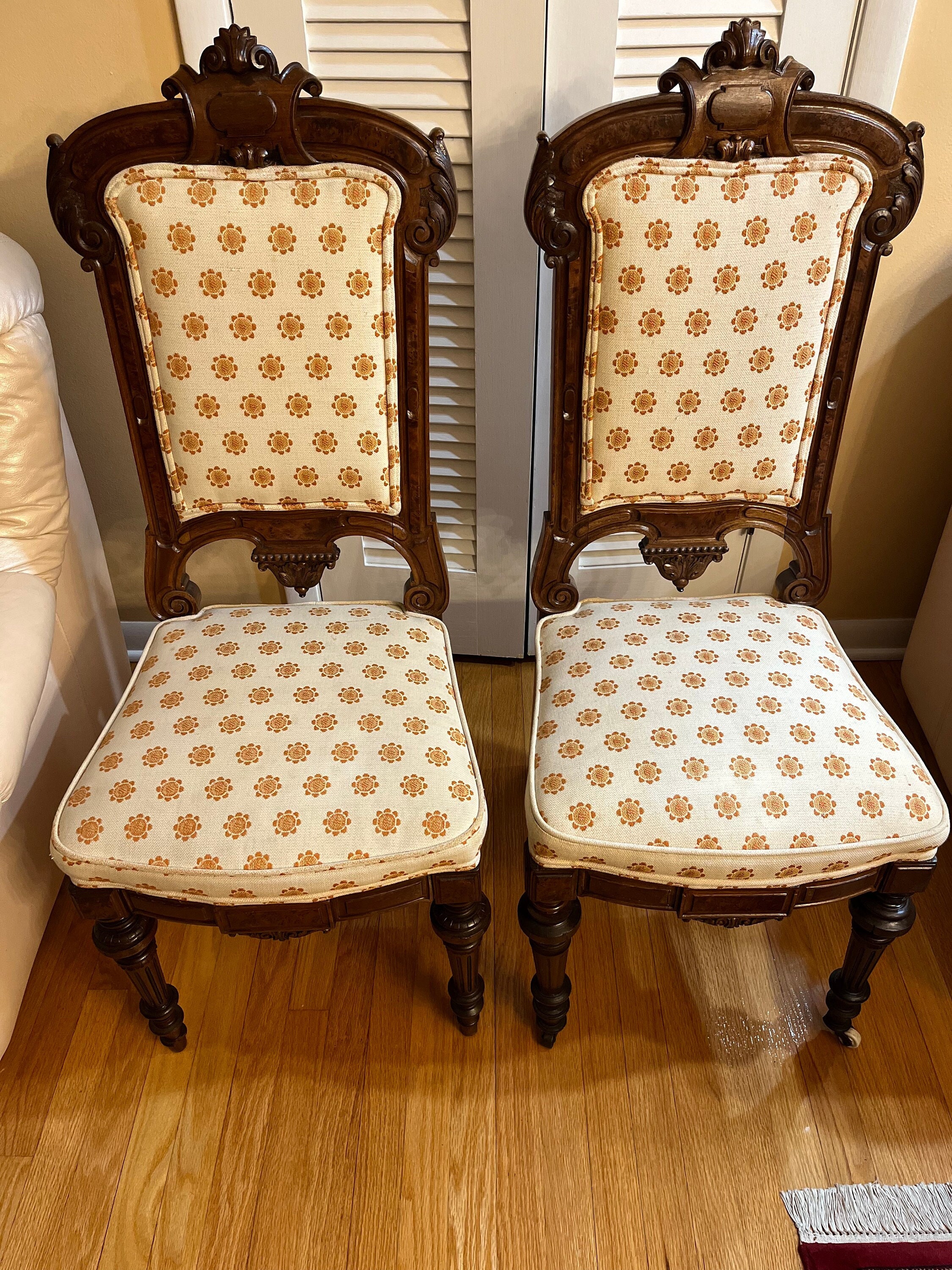 Antique victorian online dining chairs