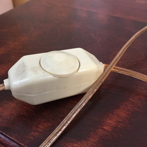 Antique Art Deco shops / Desk Two Light Lamp