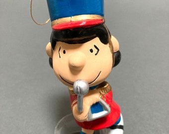 1990's Kurt S. Adler Lucy ornament from Peanuts marching band in box