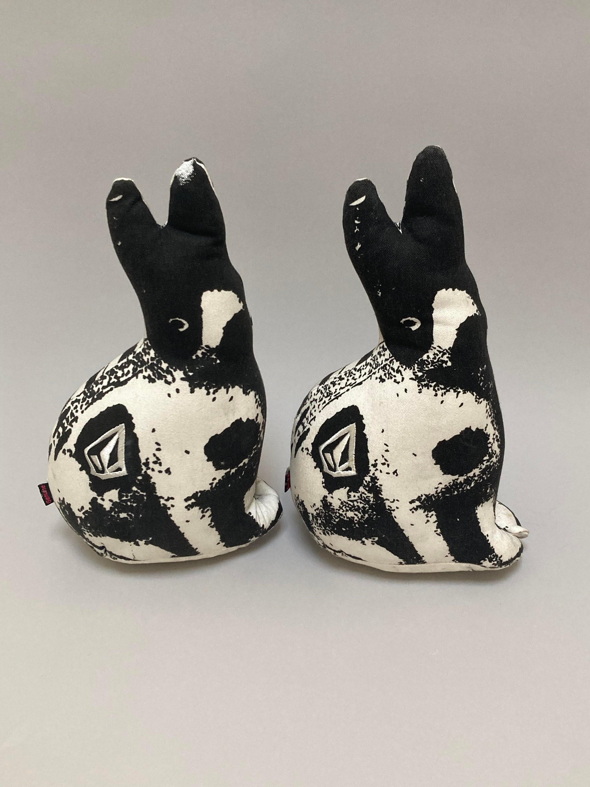 RARE Volcom Stuffed Bunny Pair: 