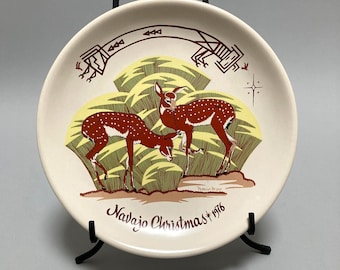 1976 Navajo Christmas plate Kay Mallek Limited Edition