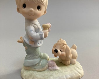 1978 Precious Moments Love One Another Original 21 Boy/girl 1978 Precious Moments Love One Another Original 21 Boy/girl