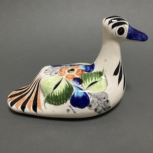 Tonala Mexican ceramic duck