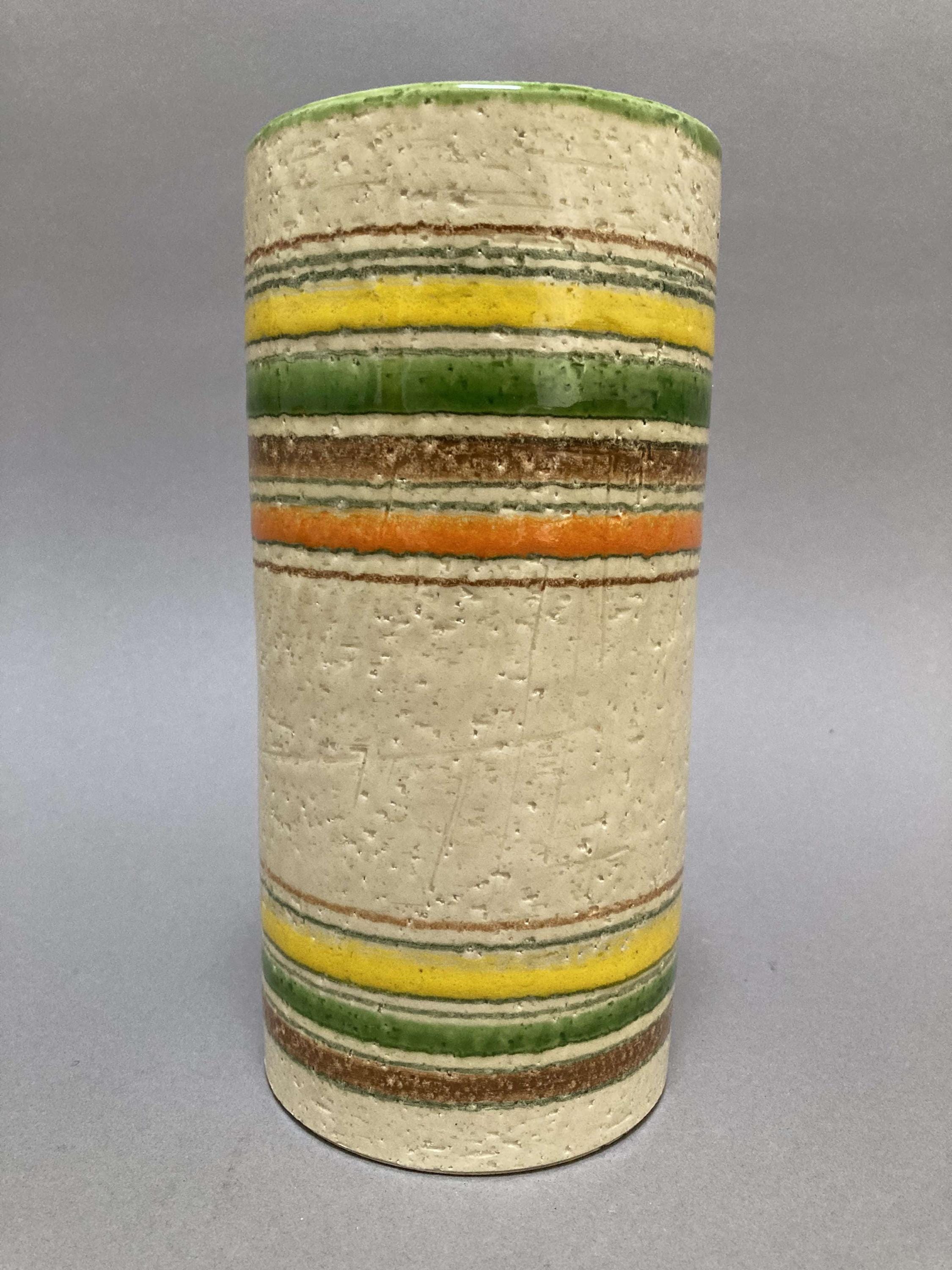 Bitossi Orange Vase - Etsy