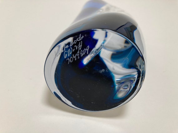 KOSTA BODA SEASIDE Goran Warff 花瓶 LABEL. Kosta Boda Seaside Vase. Goran Warff. Kosta Boda