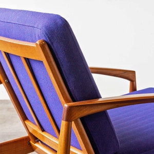 Danish Teak Paper Knife Lounge Chairs by Kai Kristiansen A Pair image 9