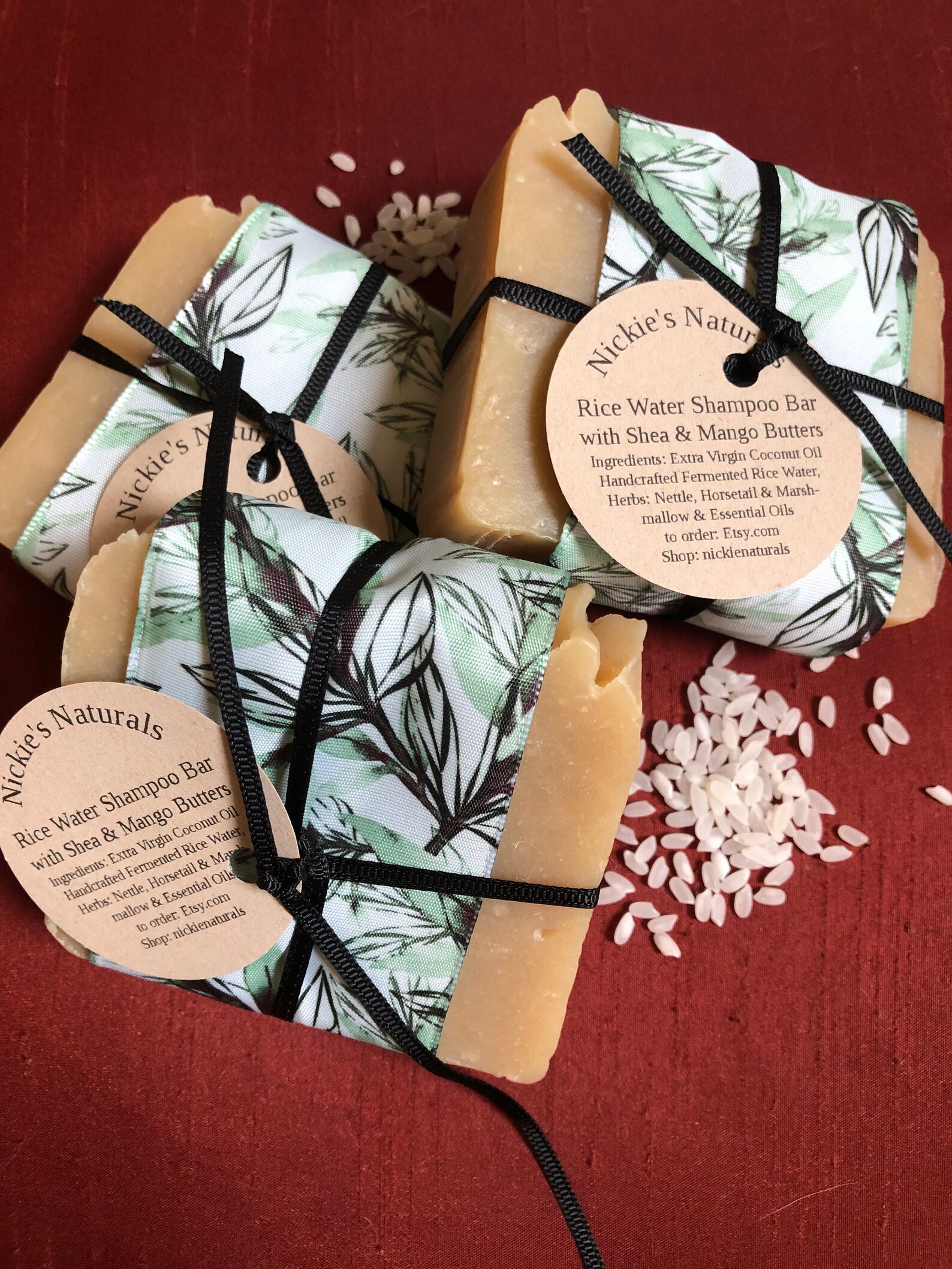 Fermented Rice Water Shampoo Bar Etsy