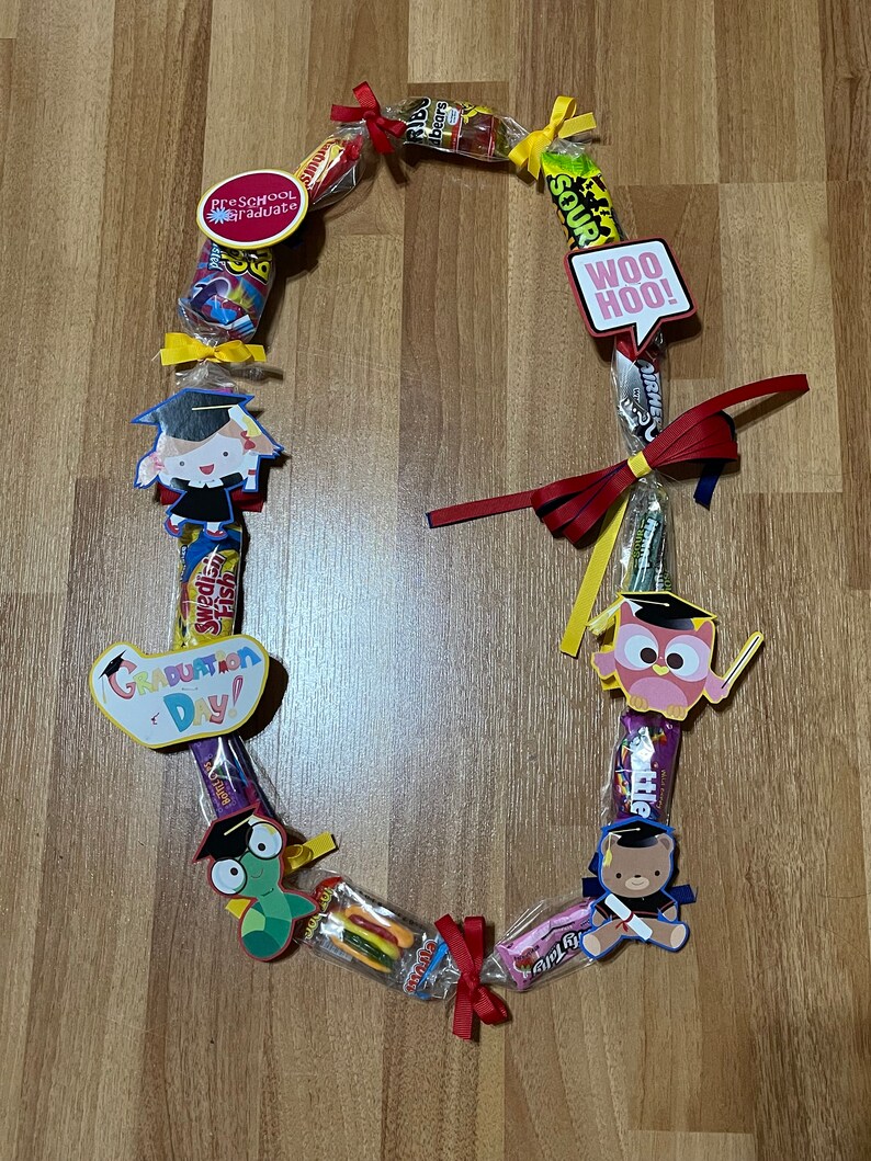 Graduation Lei Candy Lei Preschool/kindergarten Etsy