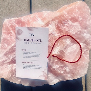 Omeleotl Red String Bracelet Set