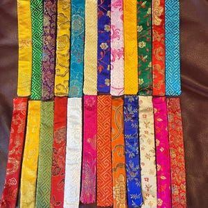 Pick Any 4 Handmade Silk Chopsticks / Hairsticks Holders / Sleeves  For All Chopsticks / Hair Sticks