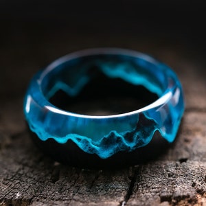 etsy wood rings
