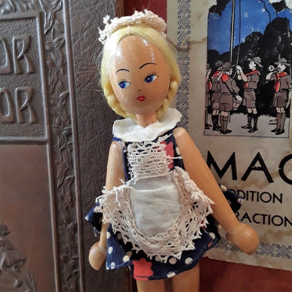 poseable wooden doll