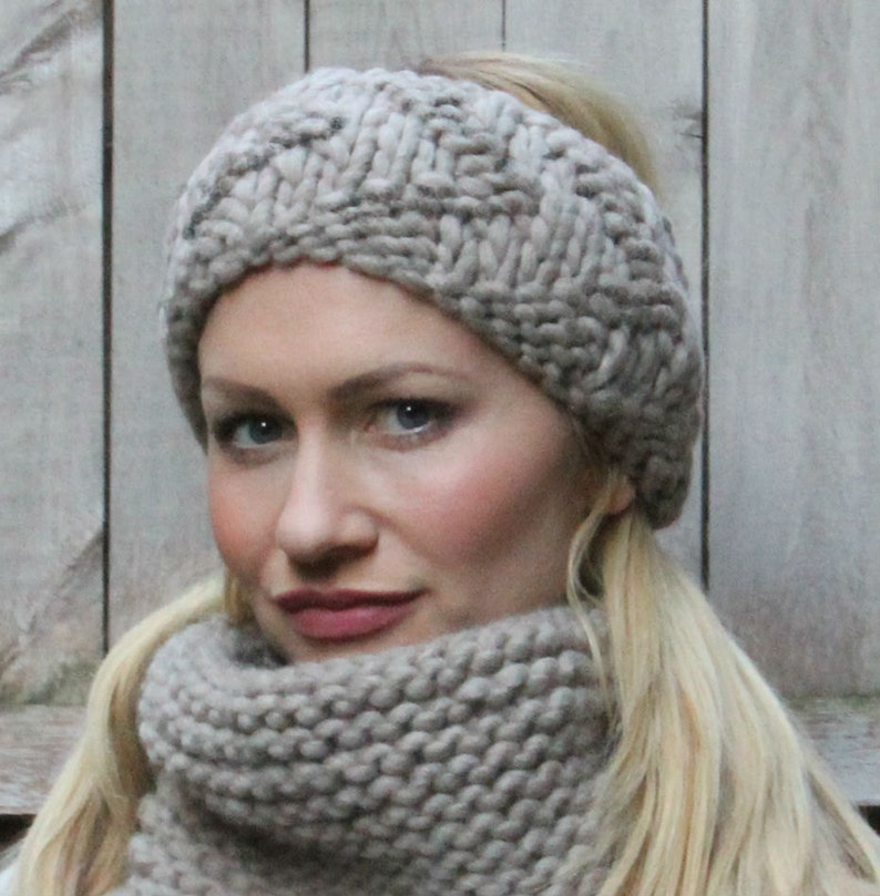 Mathilde Ear Warmer Knitting Pattern | Etsy