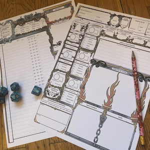 D&D Character Sheet New Version 2024 • FR / EN