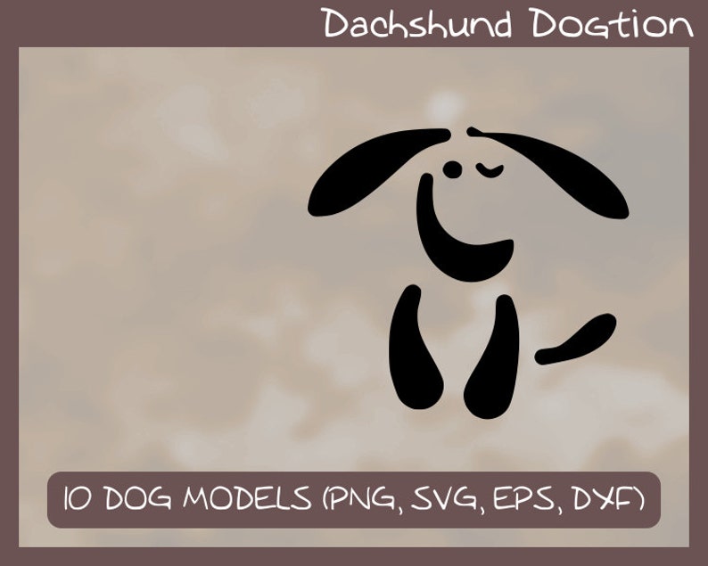 Dachshund Dog; 10 hand drawn dog cliparts png svg eps dxf file tram pet animal companion house pet dog pixel /& vector graphics; hound