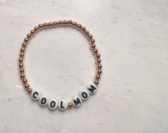 Cool Mom Gold Plated Bracelet