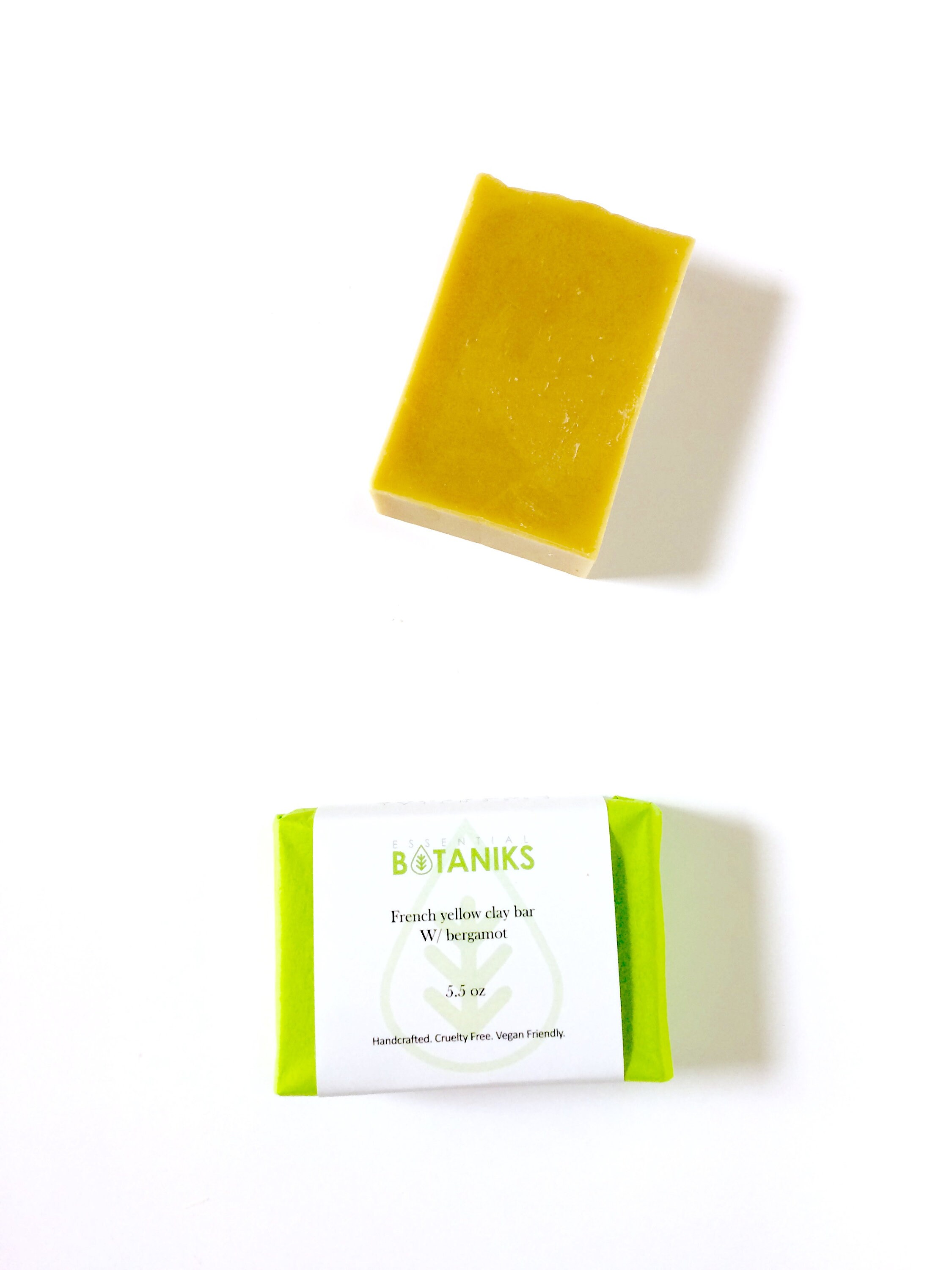 Yellow clay cleansing soap bar Etsy