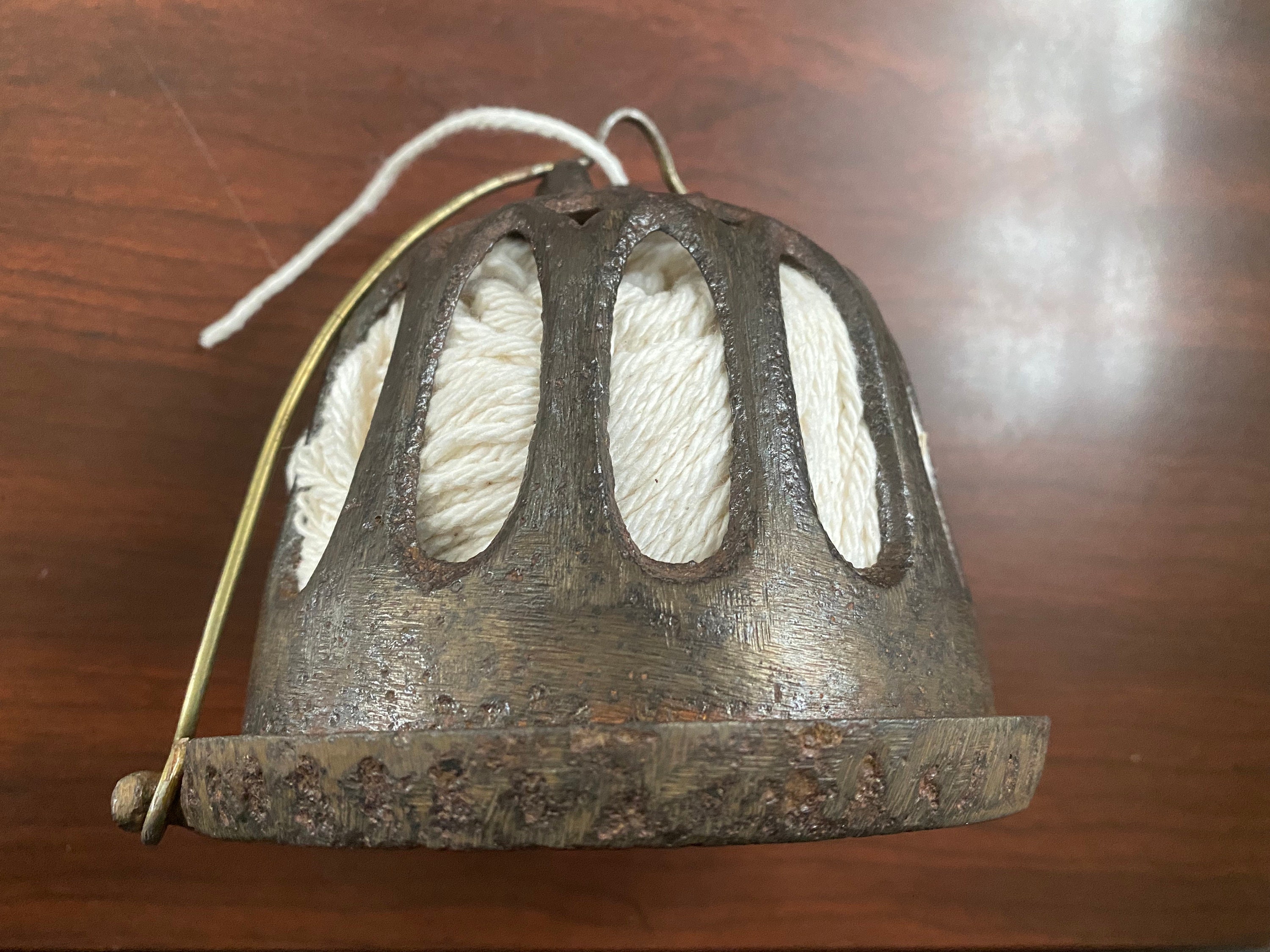 Antique Cast Iron String Holder Beautiful and Useful Old Etsy